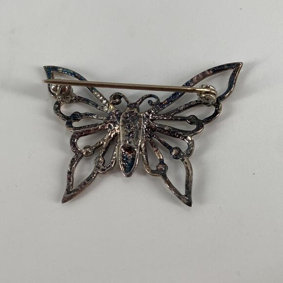 Sterling Silver butterfly brooch - Picture 2 of 5